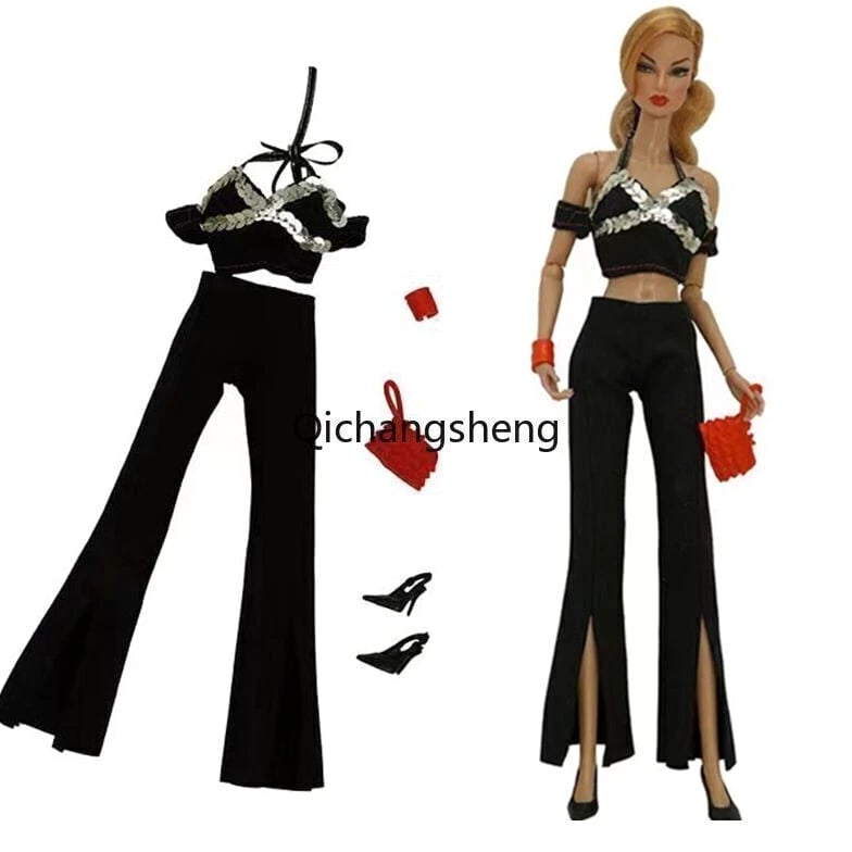 1/6 Doll Clothes Outfits Set Shirt Coat Jacket Skirt Dress Pant Accessory 11.5in