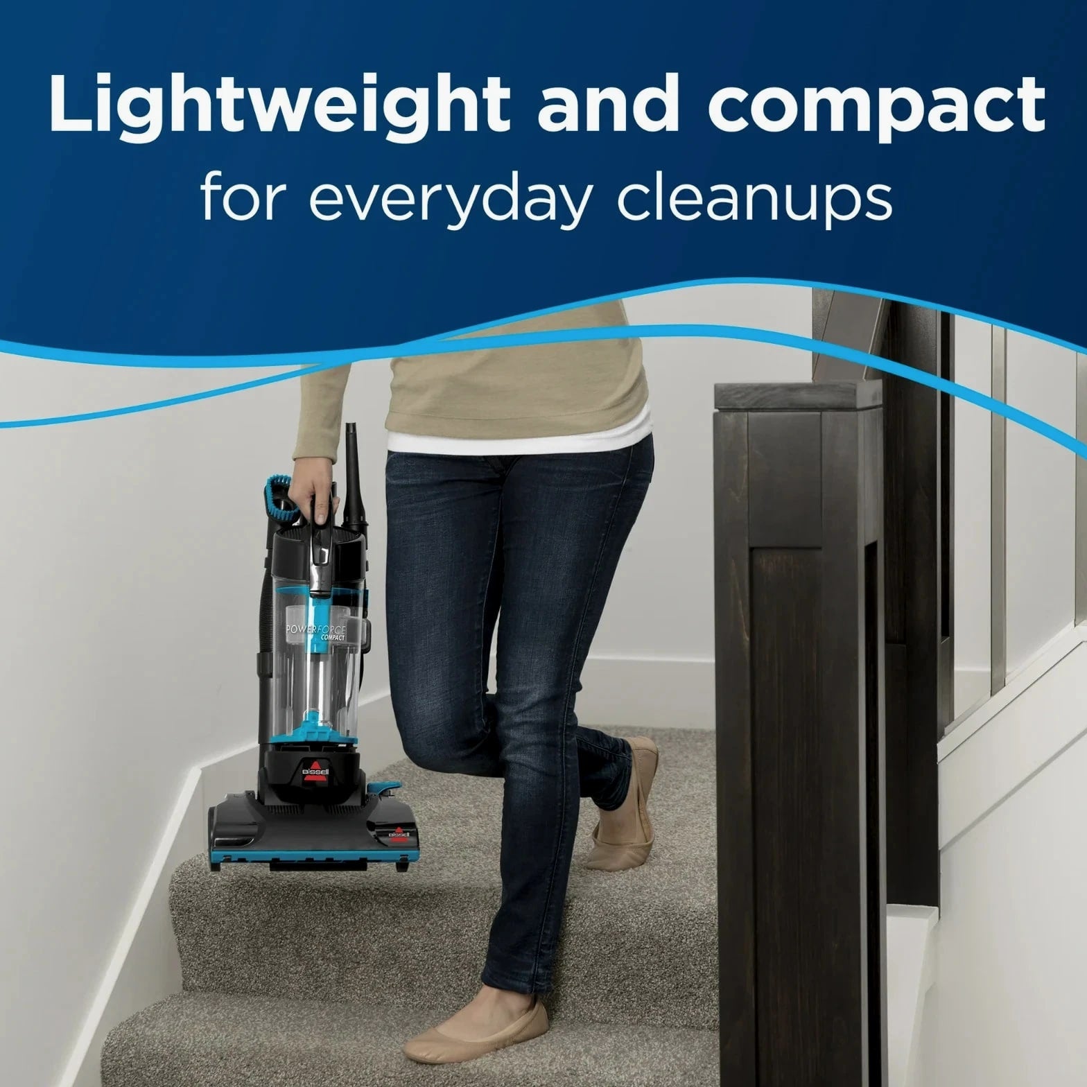 Compact Bagless Pet Vacuum Home Floor Care Cleaning Upright Machine Powerful Hot