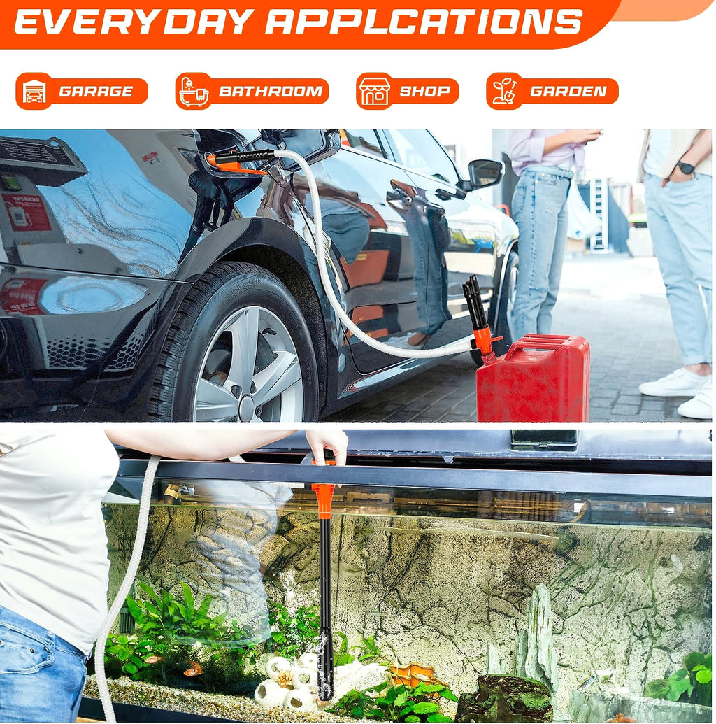 BestCosy 2.4 GPM Electric Fuel Transfer Pump with 47 Inch Hose