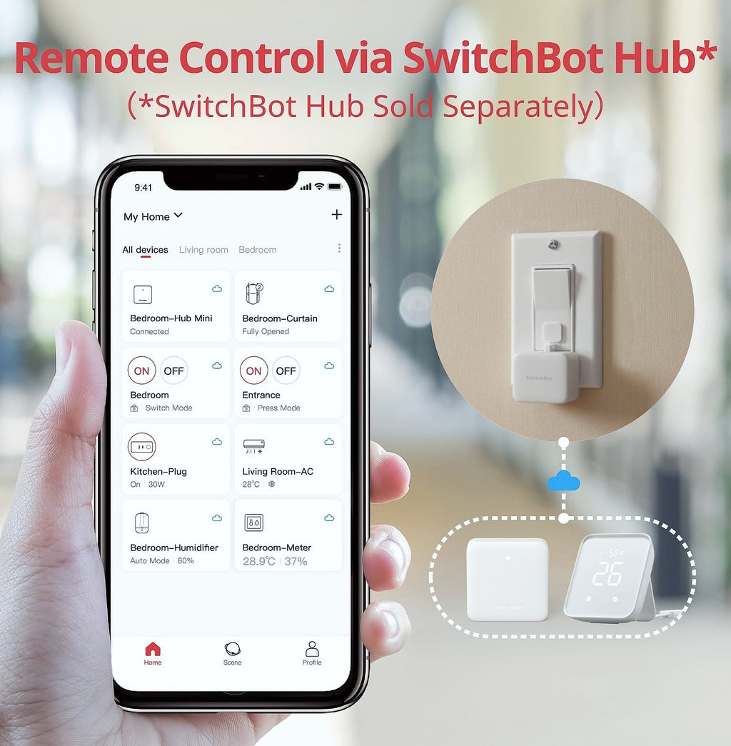 SwitchBot mmWave Radar Motion Sensor with Presence Detection