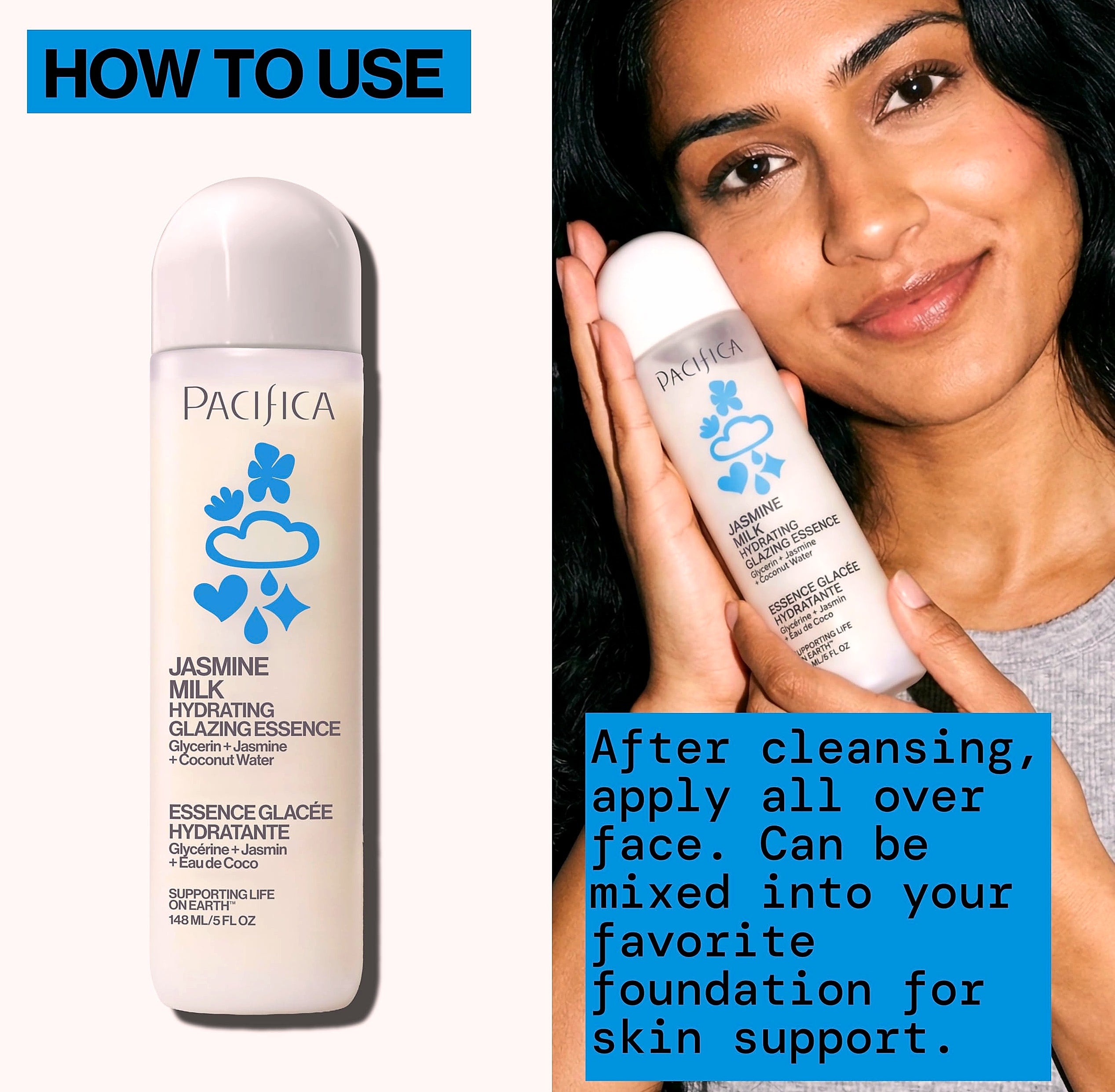 Pacifica Hydrating Glazing Facial Essence with Squalane