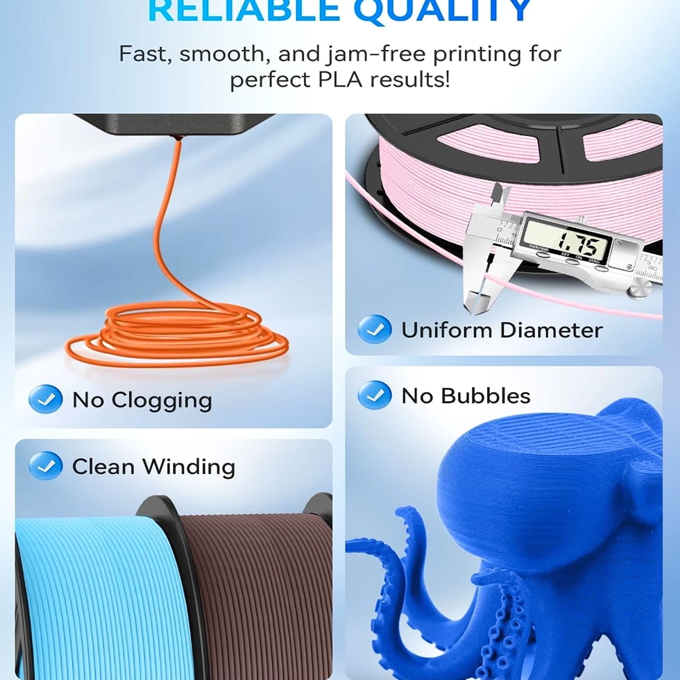 【Buy 5 Pay 3】JAYO PLA Classic 1.1KG/SET 1.75mm High-Speed 3D Printer Filament