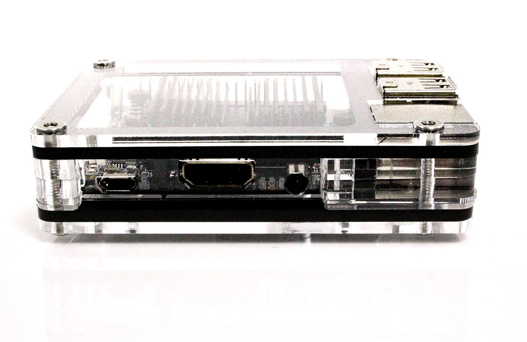 C4Labs Zebra Case for ODROID-C2 REV 0.3 Black Ice