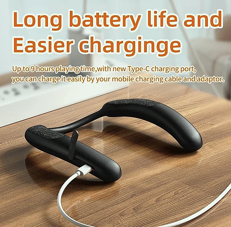 Rockmia EBS-910 Wearable Neckband Speaker Bluetooth 5.3