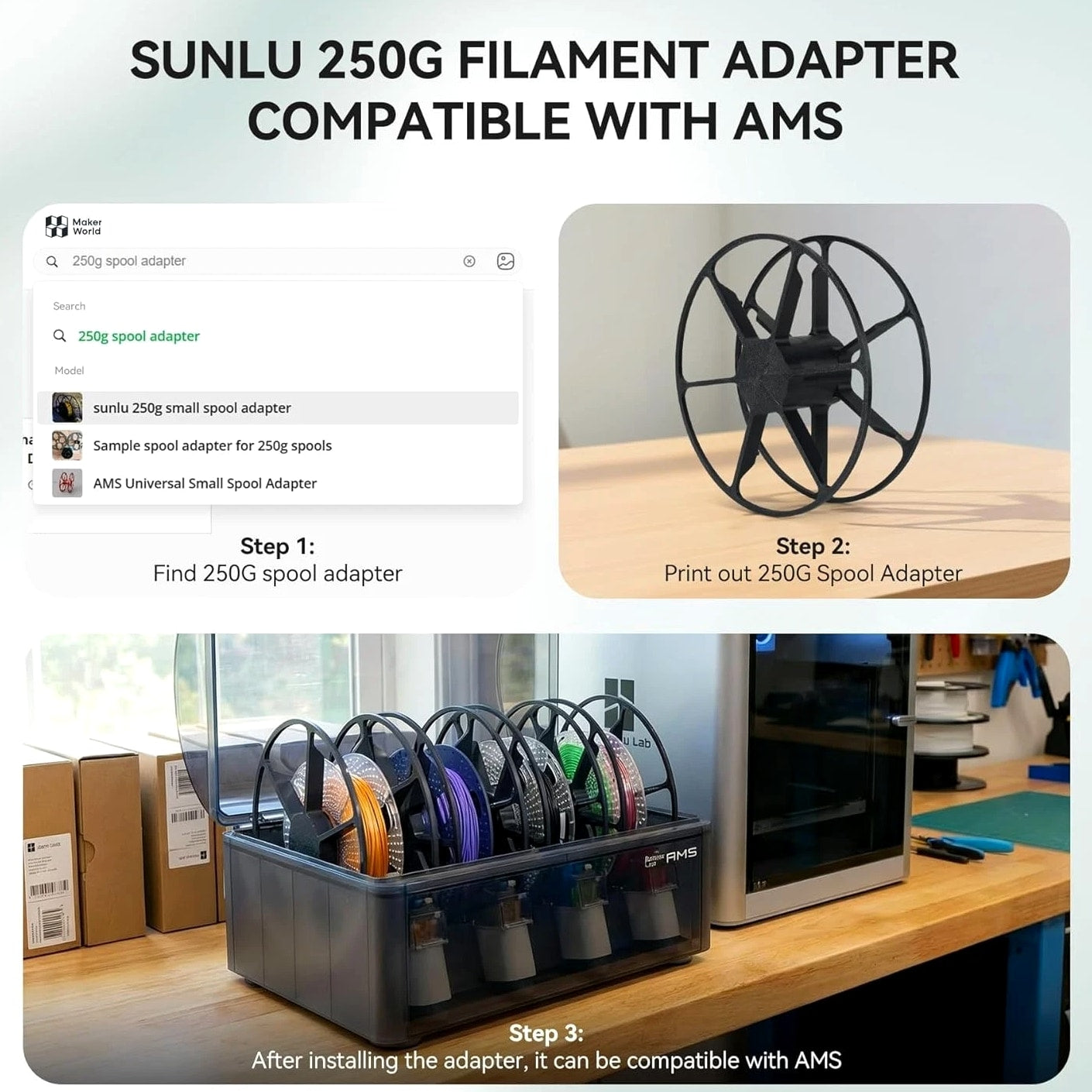 8-Pack Vacuum-Sealed Multicolor PETG Filament 1.75mm - 2kg for Reliable Printing