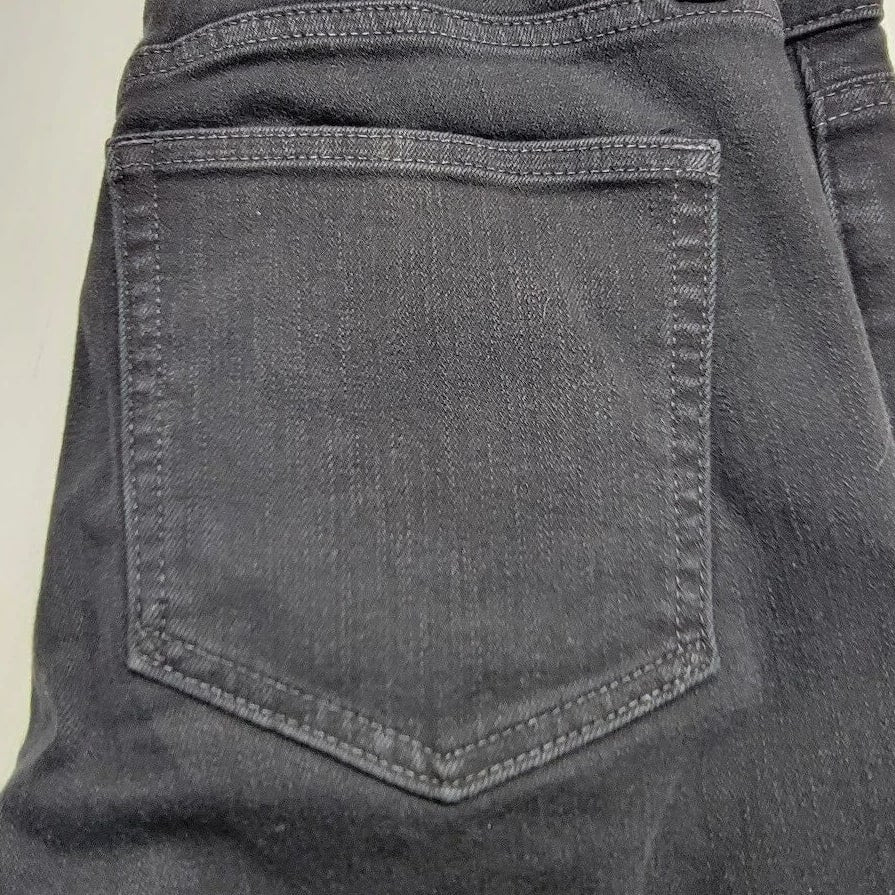 GAP 1969 True Skinny Leg Jeans, Women's Size 6, Dark Wash Black Denim