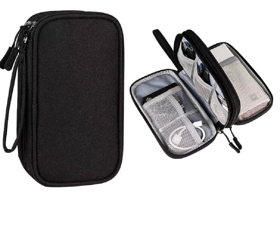 Electronics Organizer Travel Bag Waterproof Cable Gadget Storage Case for Charge