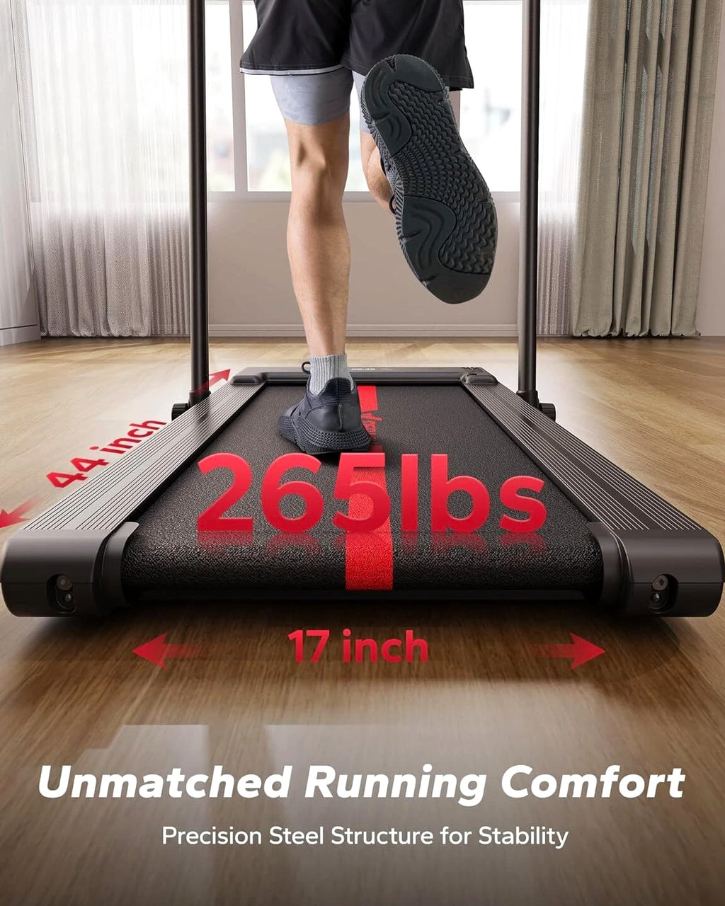 MERACH T05 2.5HP Smart 2 in 1 Folding Under Desk Treadmill Walking Pad