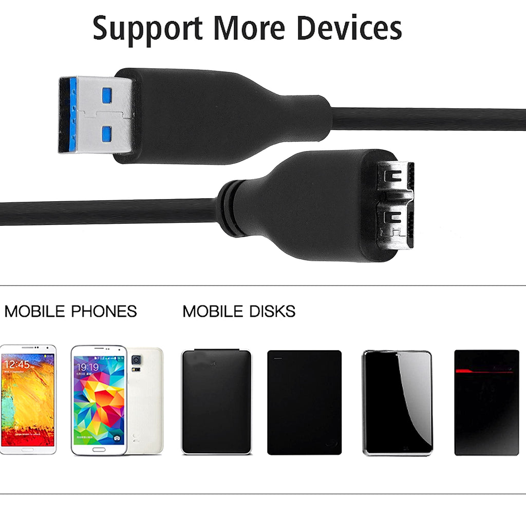 SaiTech IT 45cm USB 3.0 Micro B Cable for External Hard Drives