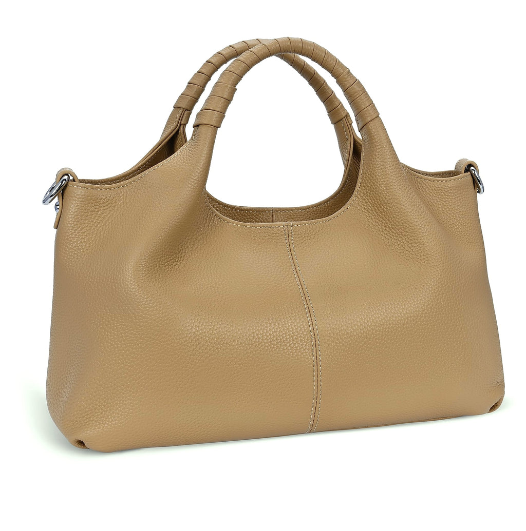 Iswee Genuine Leather Shoulder Bag Satchel Cross Body Tote