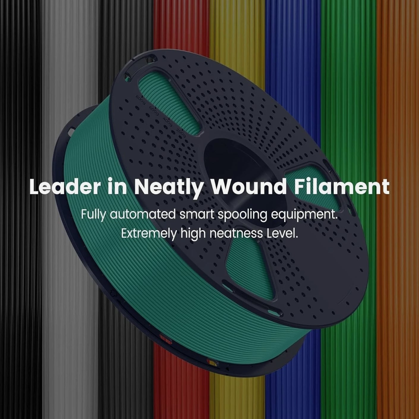 Versatile 1.75mm Black PLA Filament - Premium Printing with No Clogs or Bubbles