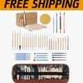 44-Piece Pottery Tools Set with Carrying Case