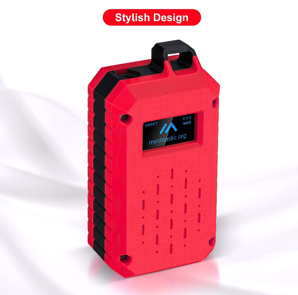 Drocoge Meshtastic RAK Wisblock Enclosure Kit Red