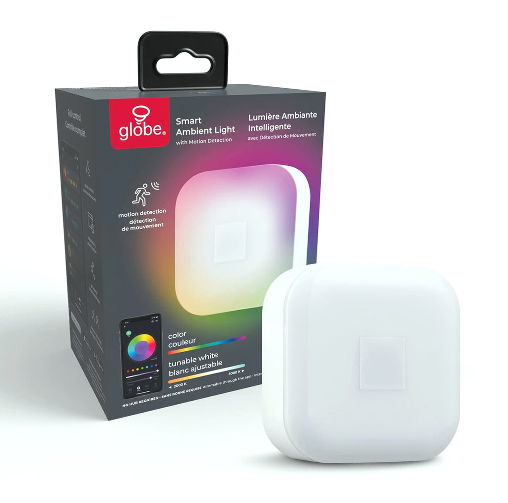 Globe Electric Wi-Fi Smart Night Light Motion Detection RGB