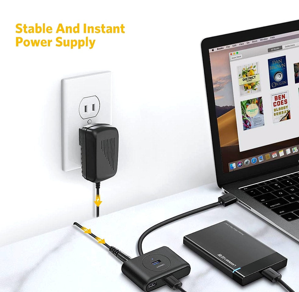 UGREEN 5V 2A AC DC Power Adapter 100-240V Input