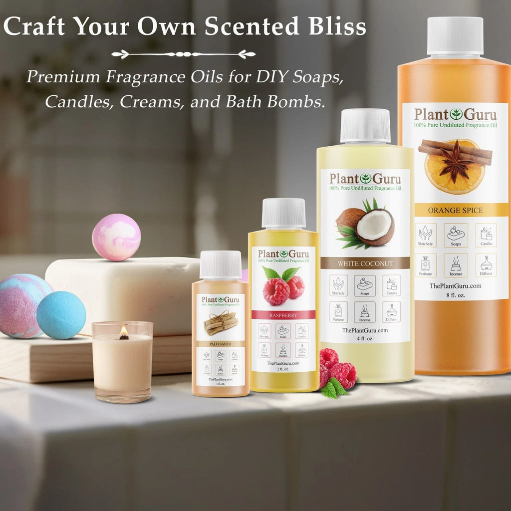 Fragrance Oils for Candle, Soap, Bath Bomb, Incense Making Scented Oil Bulk