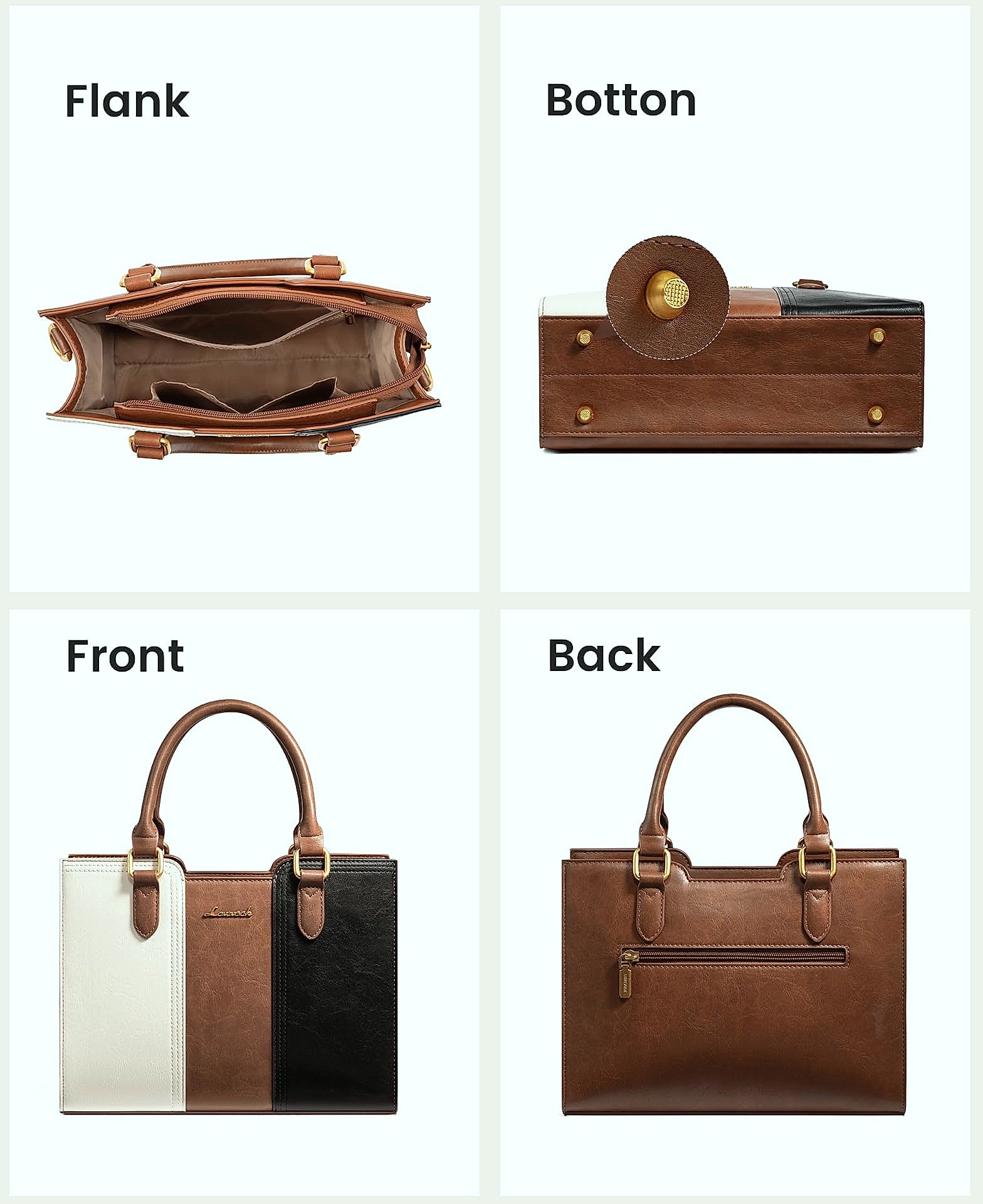LOVEVOOK Vintage Leather Shoulder Handbag Small Satchel Crossbody Bag