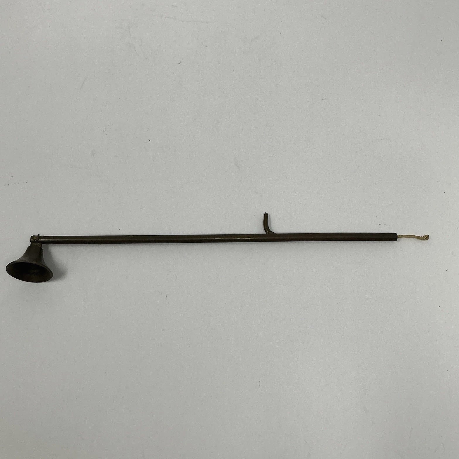 Vintage Brass Candle Snuffer with Wick Pull Antique 18th 19th Century Style