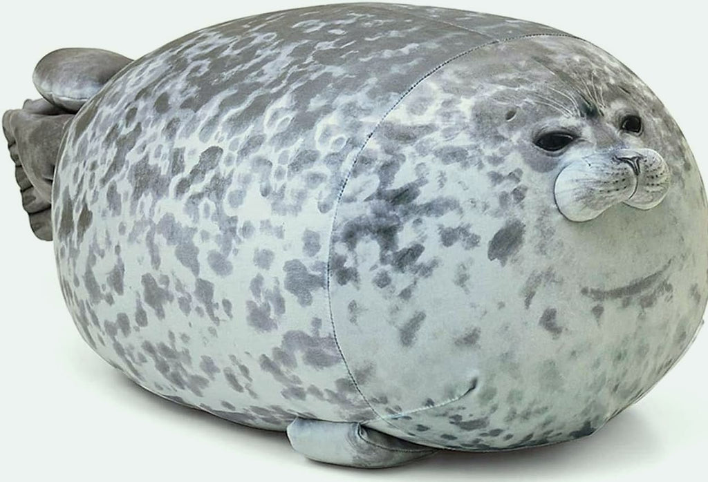 MerryXD Chubby Blob Seal Pillow Plush Toy, 13 Inch