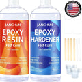 Complete 32oz Epoxy Resin Kit - Self-Leveling, Non-Toxic, For Crafts & Jewelry