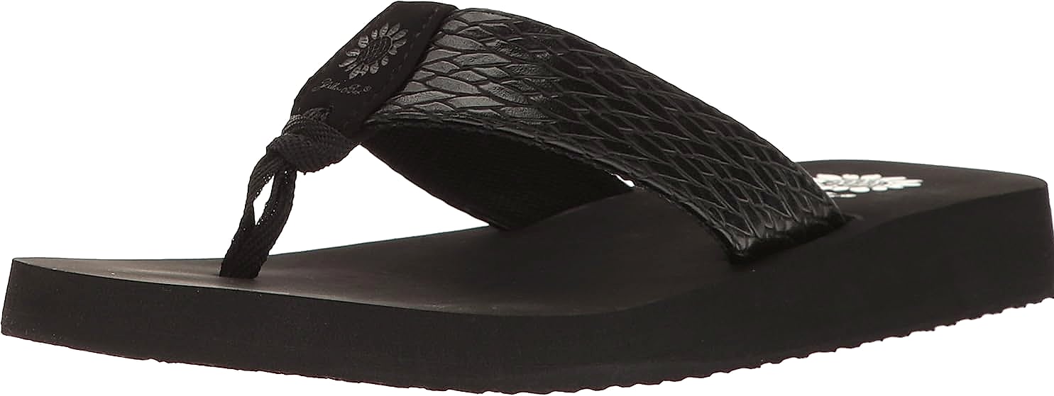 Yellow Box Flax Women's Wedge Sandal in Cross Stitch