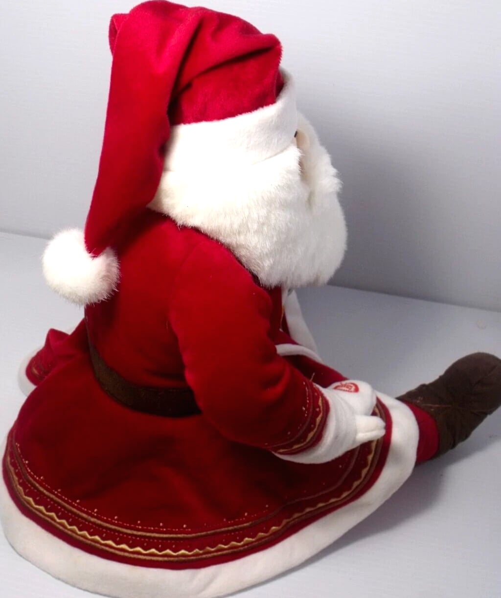 Hallmark The Polar Express 18" Talking Santa Plush with Jingle Bell - Tested