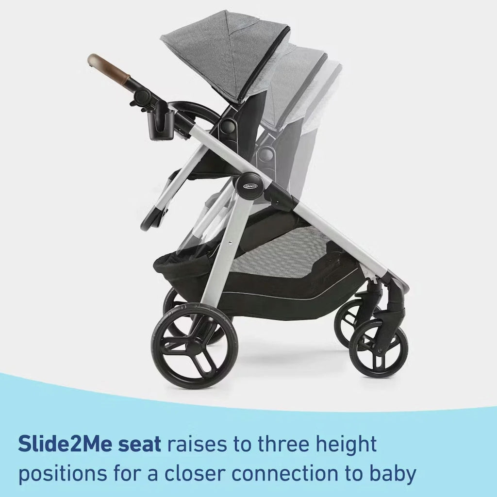 Graco Modes Nest2Grow DLX Travel System Riordan Fashion NEW! SnugRide SnugFit