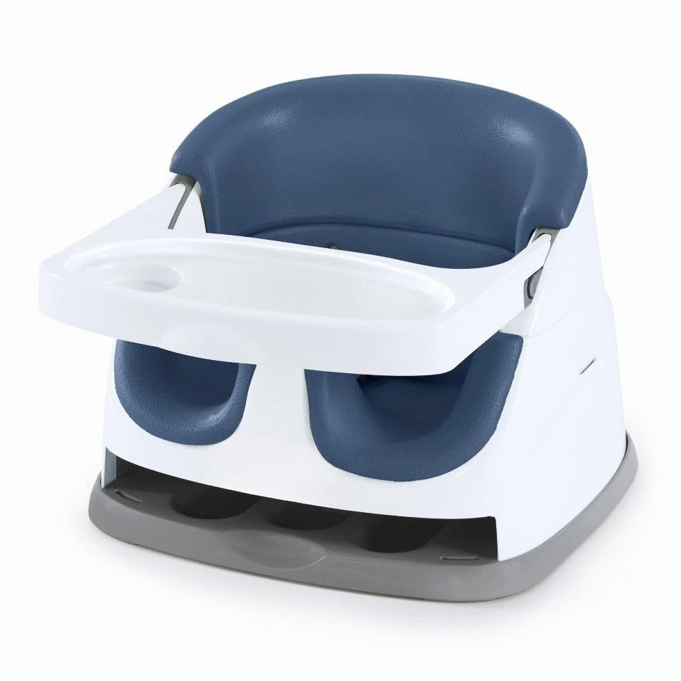 Baby Base 2-in-1 Booster Feeding High Chair and Floor Seat with Self