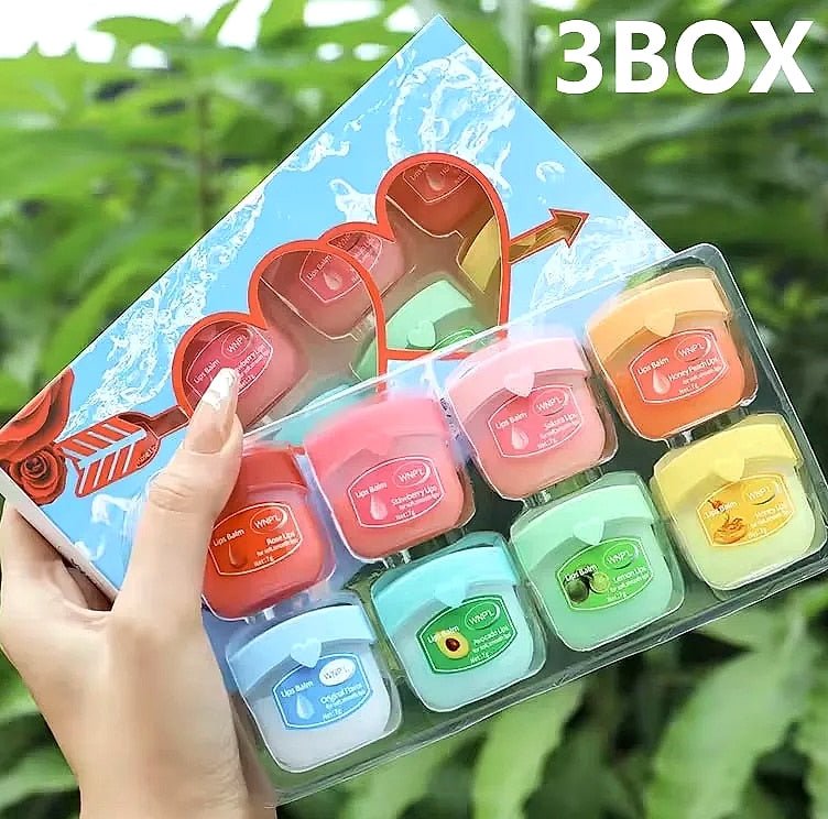 Fruit Series Lip Balm Set, 4/6/8 Pack Moisturizing Lip Care
