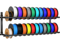 3D Printer Filament Storage Rack Wall Mount, Foldable Heavy Duty Metal Shelvi...