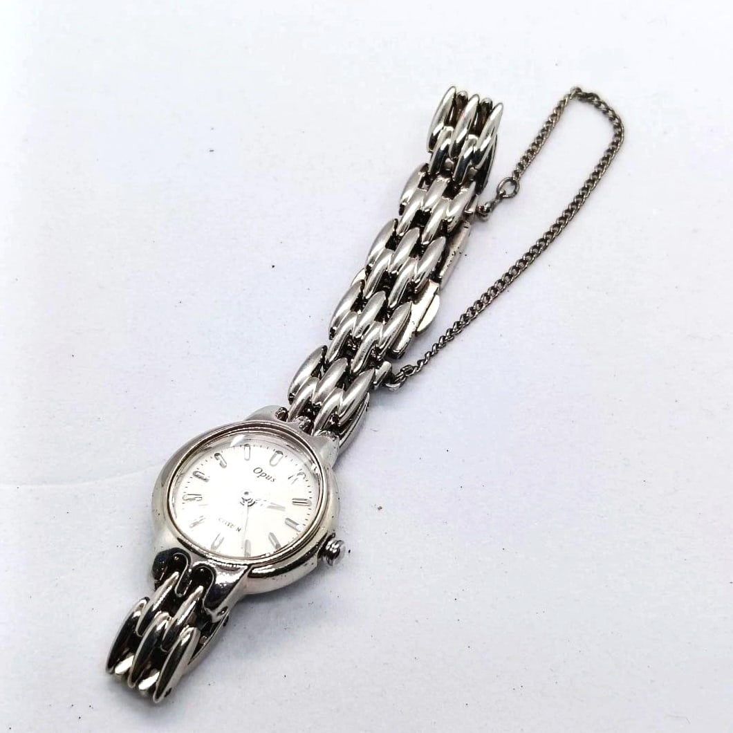 Citizen Opus 5431H06131 Wristwatch Ladies Silver Working Authentic Genuine