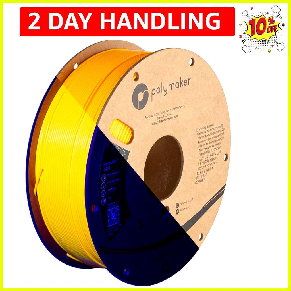 Neon ABS Filament 1.75mm, Neon Yellow 3D Printer Material 1.75mm Heat Resista...