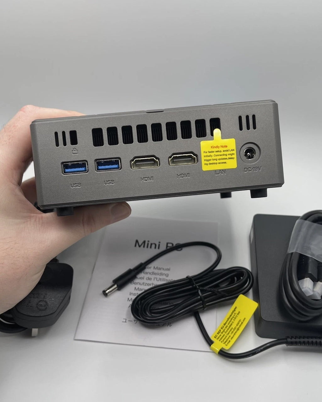 NiPoGi CK10 Mini PC - Windows 11, Intel Core i5-12600H, 16GB RAM, 512GB M.2 SSD
