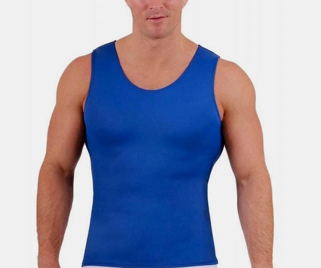 Insta Slim -Made in USA- Medium Compression Activewear Mens Tank-Top Undershirt