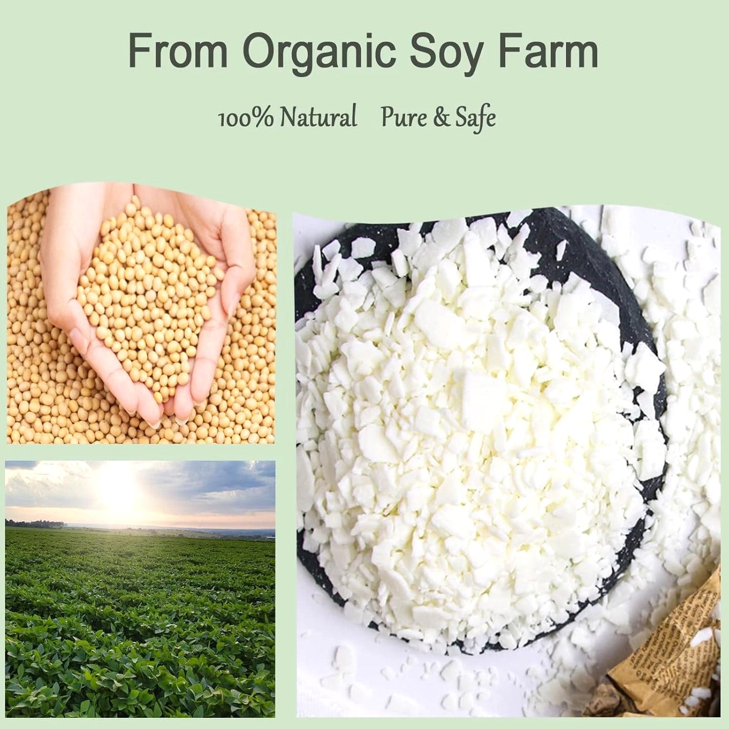 5 Lb Soy Wax Flakes Natural Candle Making Organic Bulk