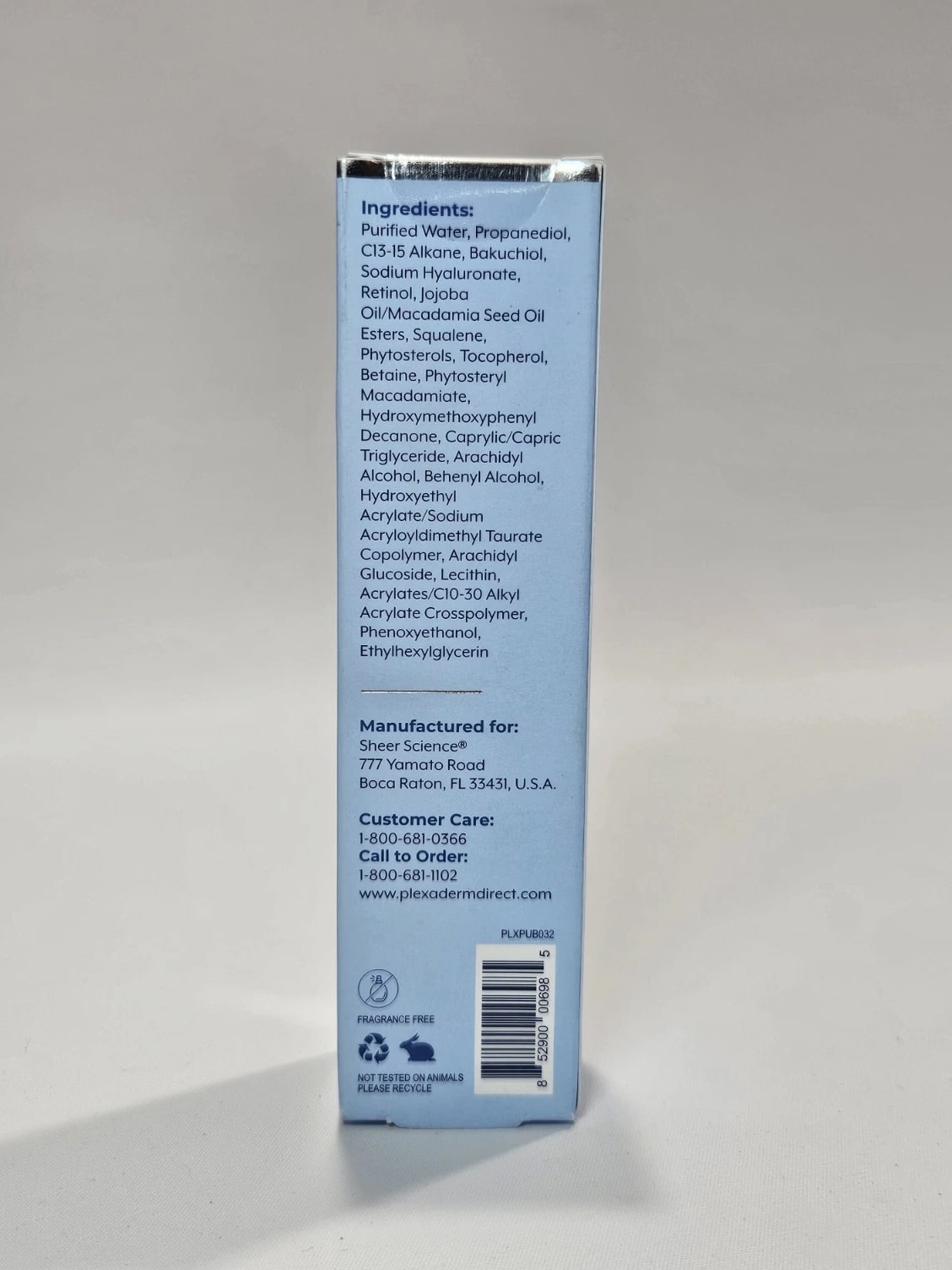 Plexaderm Skincare Dual Action Repair Cream Anti-Aging Duo - 1% Retinol + 2% Bakuchiol