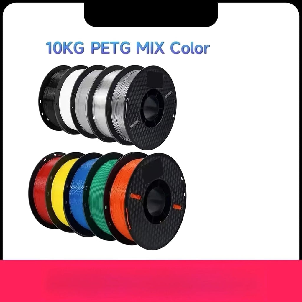 PETG Filament For 3D Printer Plastic Material 22LBS 1.75mm Non-Toxic 3D Filament