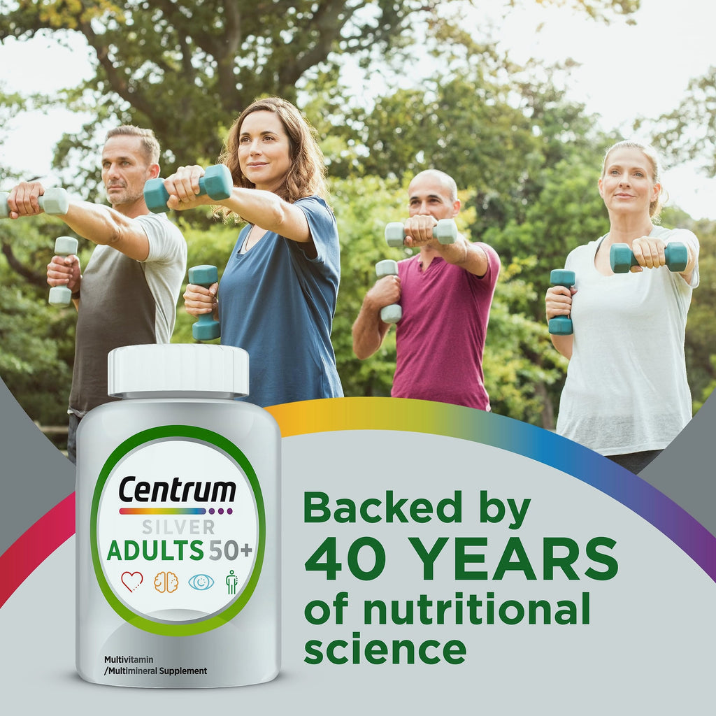 Centrum Silver Multivitamin for Adults 50 Plus, 220 Count