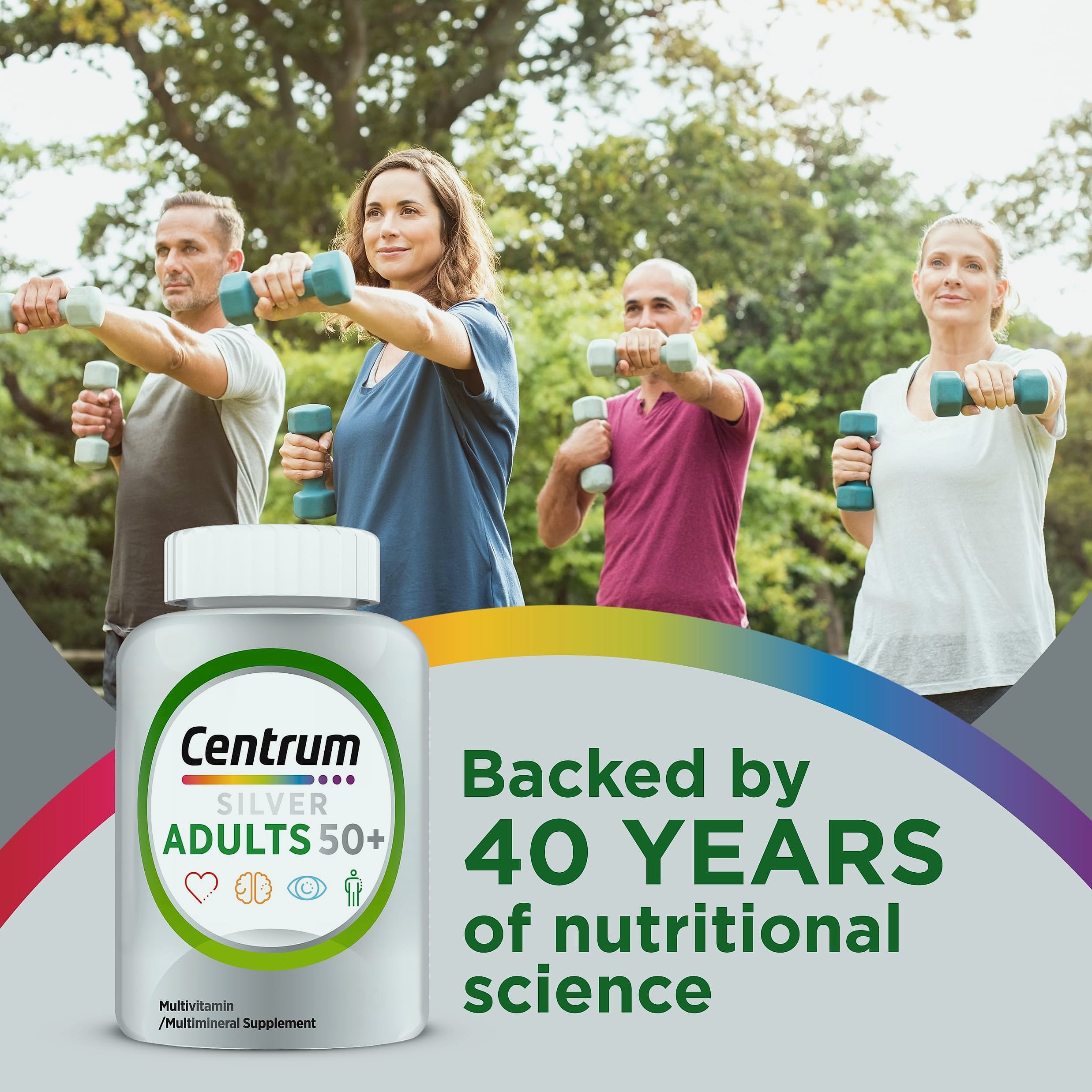 Centrum Silver Multivitamin for Adults 50 Plus, 220 Count