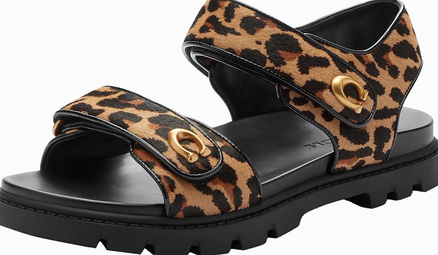 Coach Women's Brynn Shearling Sandal in Suede