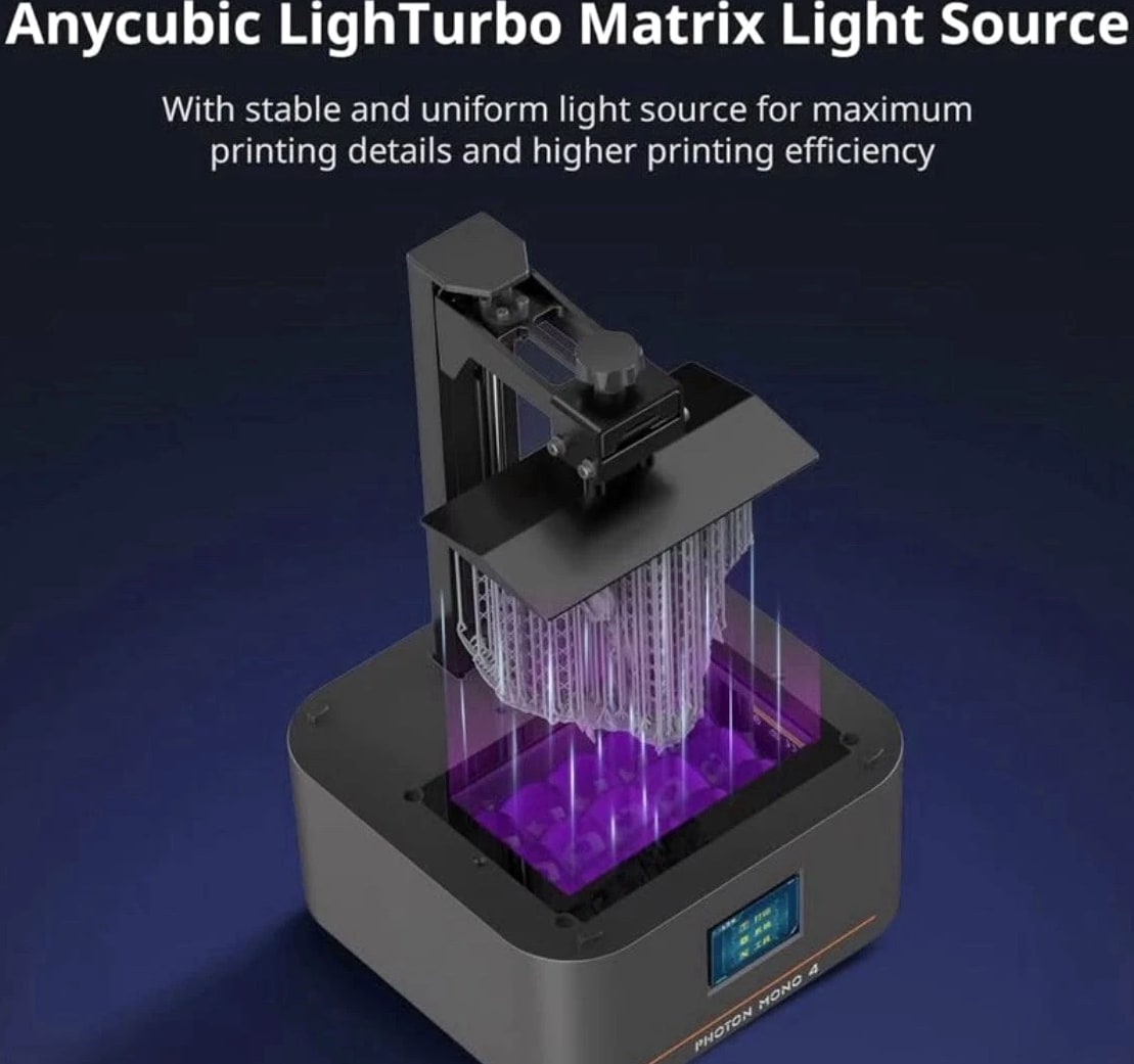 Anycubic Photon Mono 4 10k Resin 3D Printer