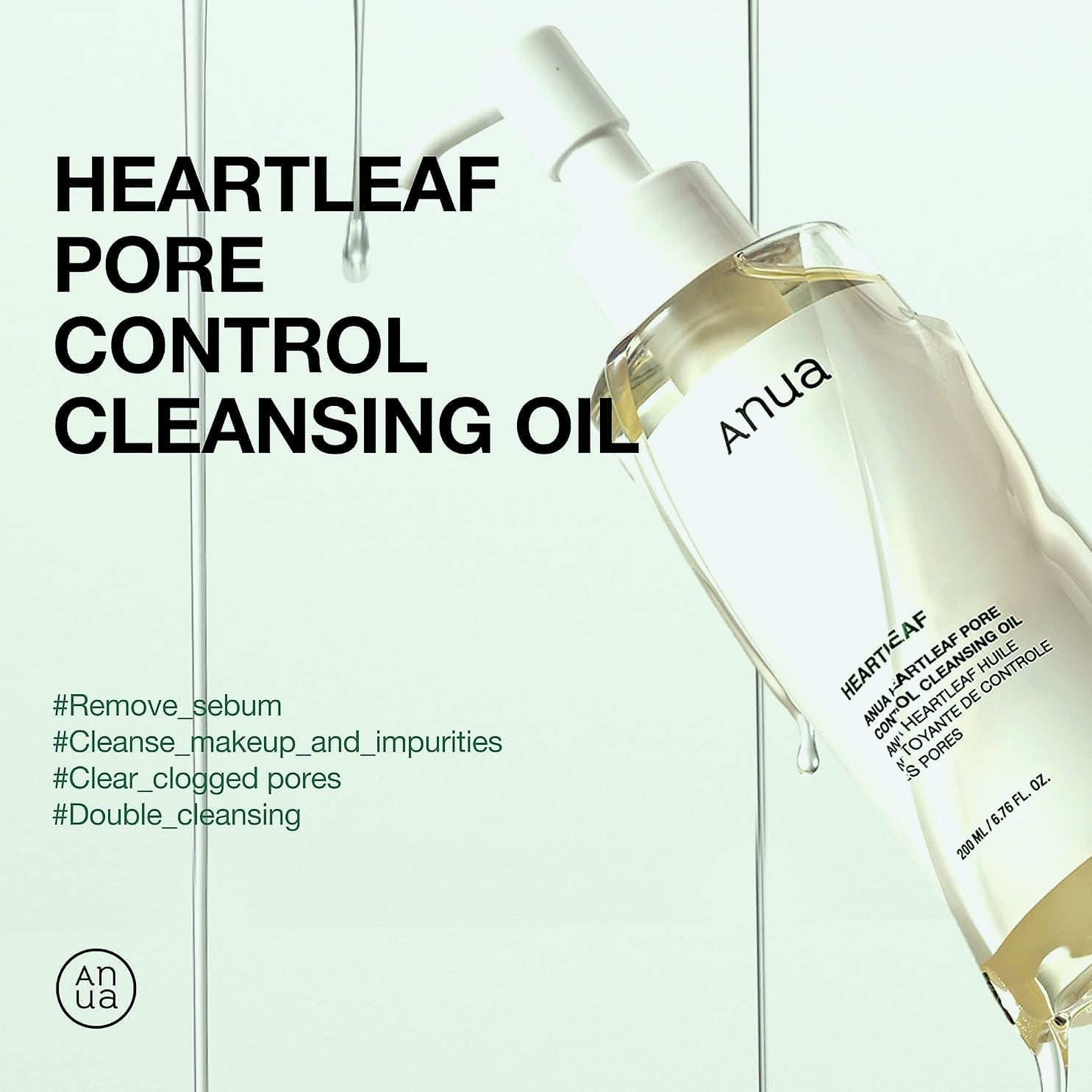 ANUA Heartleaf Pore Control Cleansing Oil, 6.76 fl.oz