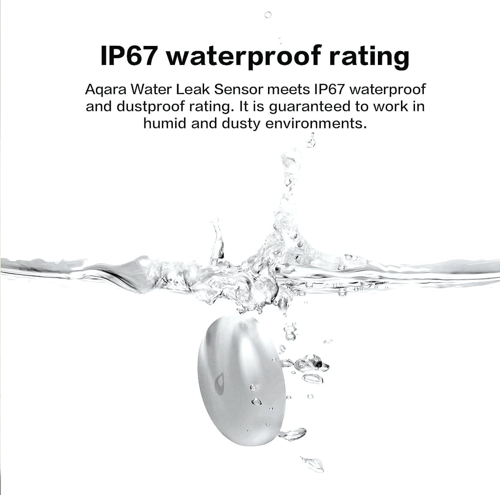 Aqara Water Leak Sensor 3 Pack with M100 Zigbee Hub