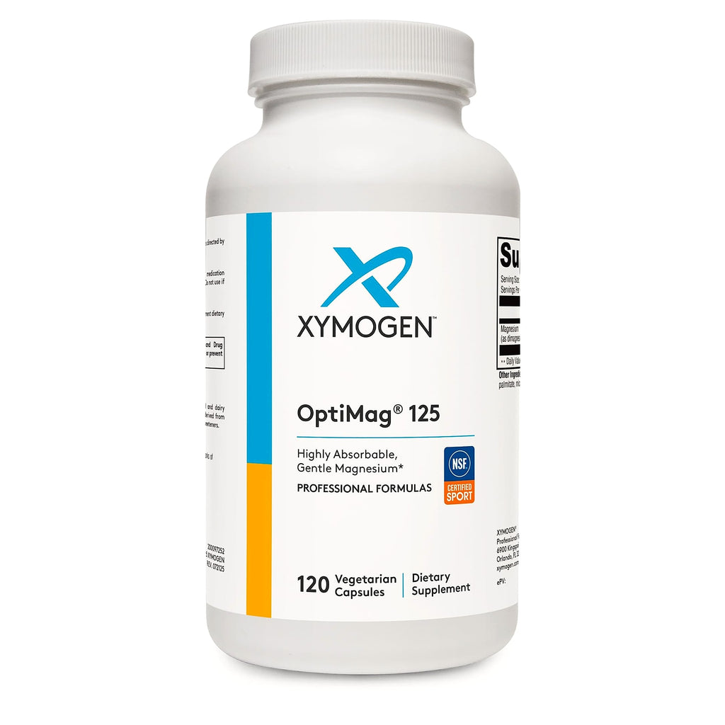 XYMOGEN OptiMag 125 Magnesium Glycinate & Malate Support