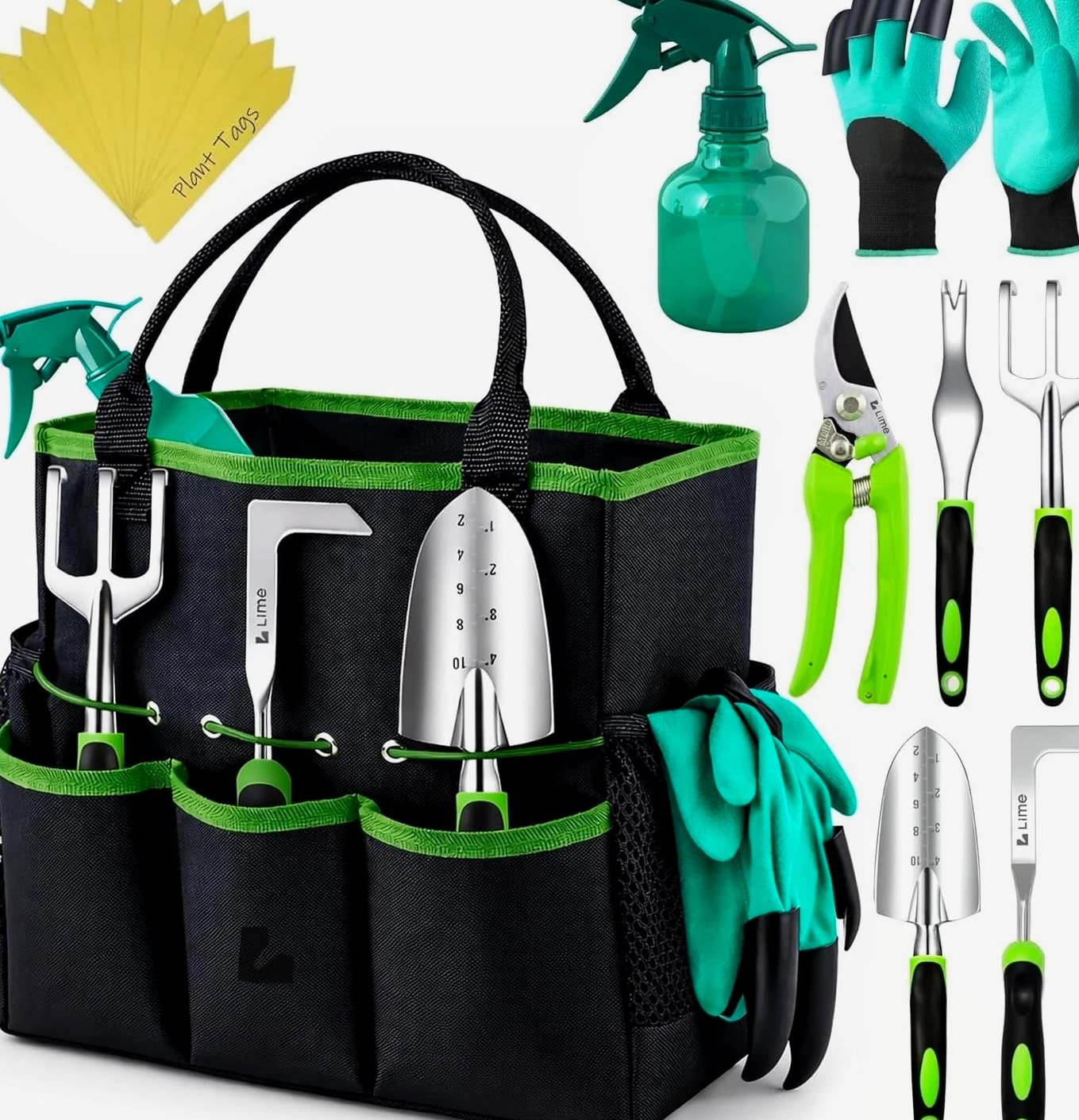 Ergonomic Gardening Tools Set - Complete Kit for Home Gardeners & Enthusiasts