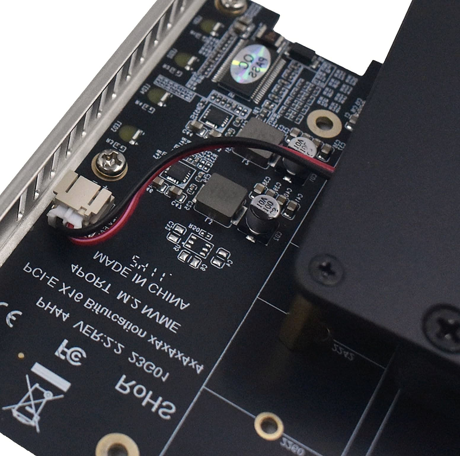 LetLinkSo M.2 PCIe x16 Gen4 Adapter for 4 NVMe SSDs