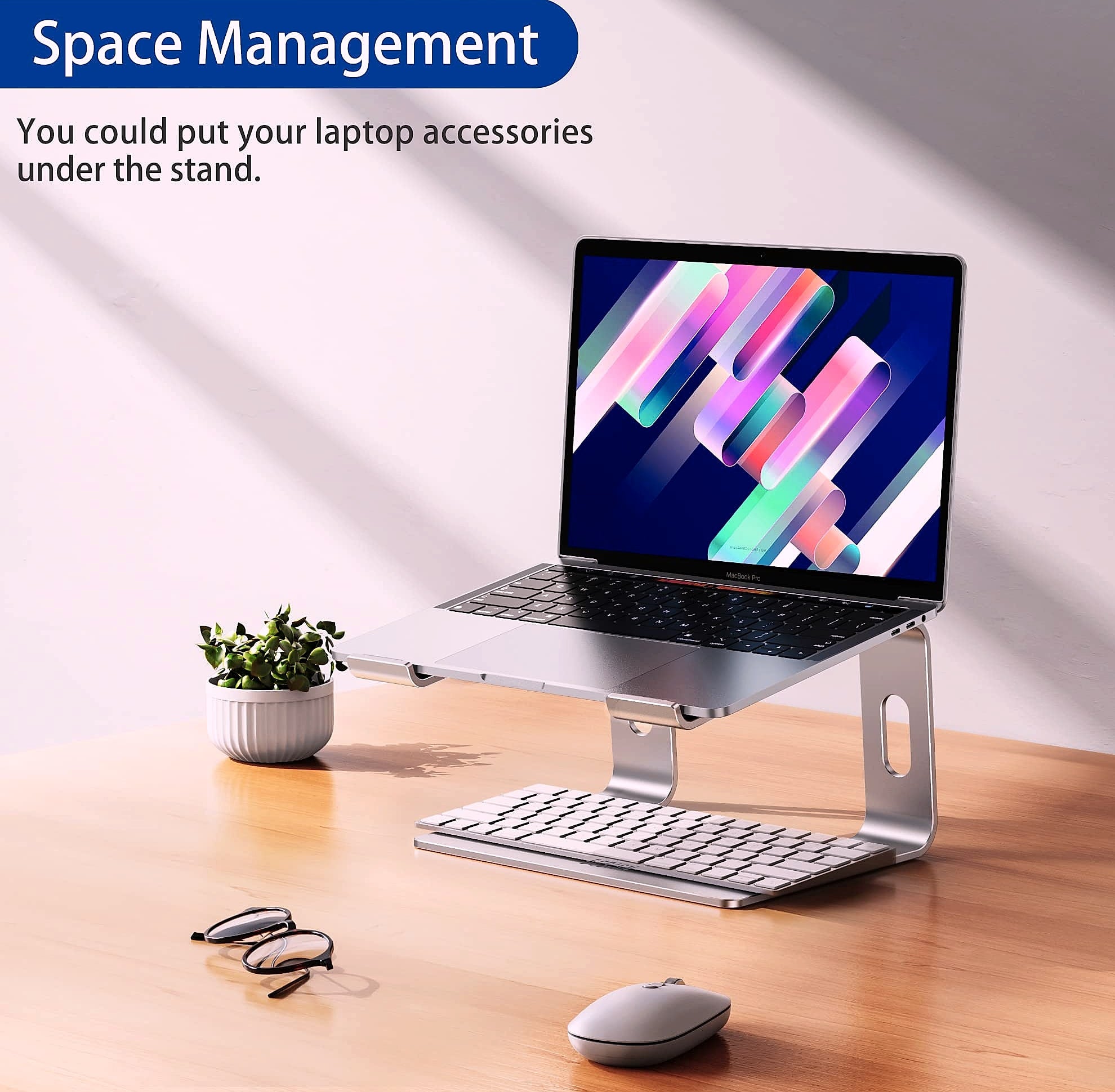 BESIGN LS03 Aluminum Laptop Stand for 10-15.6 inch Laptops