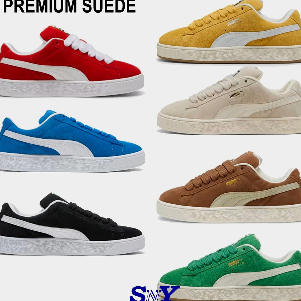 PUMA Unisex Suede XL Athletic Shoe Premium Suede Upper Rubber Outsole Men's Size