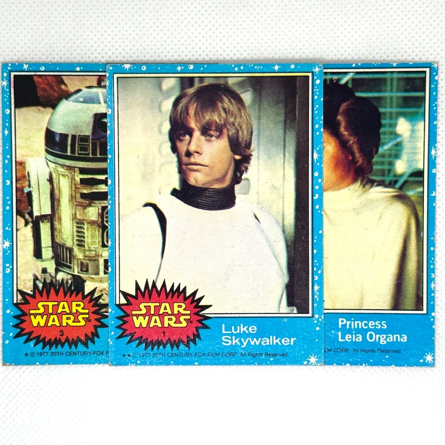 1977 Topps Star Wars Cards Blue Series 1 – You Pick #1–66 – Buy 4 Save 25%