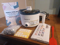 Wax Melter for Candle Making, Pouring Spout Wax Melting Pot Kit with Wicks, S...